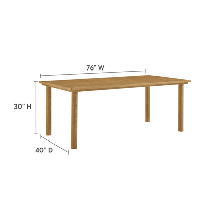 Parkland 76 Aluminum Dining Table for Patio