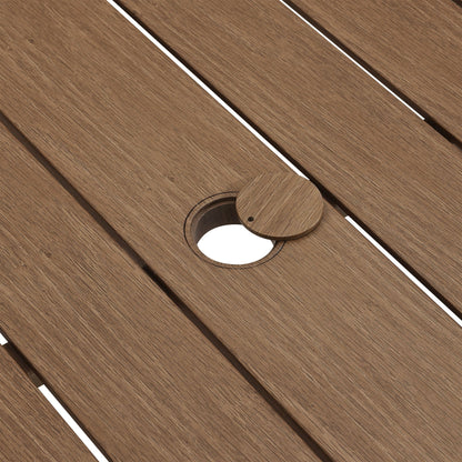 Parkland 76 Aluminum Dining Table for Patio