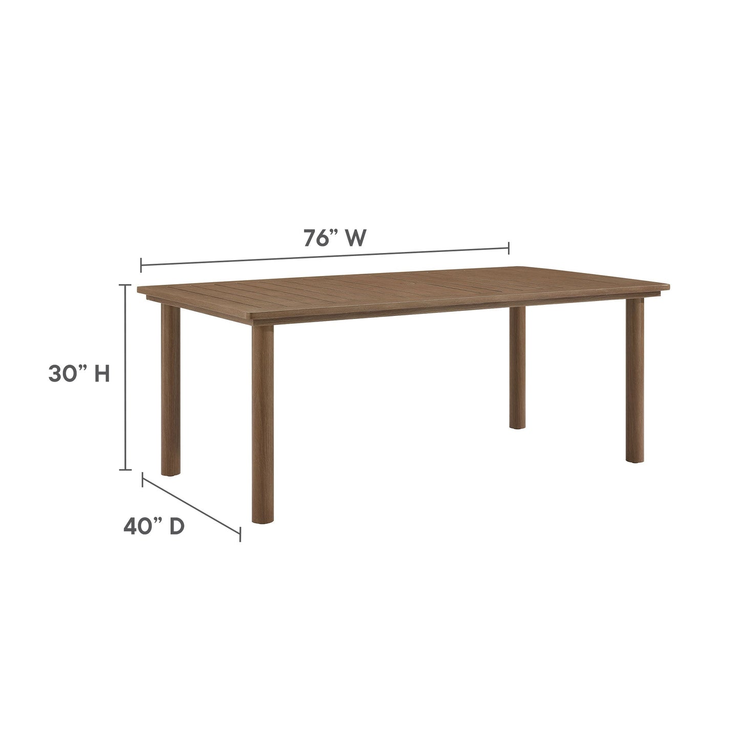 Abacus 7 Piece Outdoor Patio Table and Chairs Set