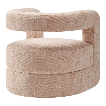 Jaylin Upholstered Chenille Accent Chair by Modway in beige chenille upholstery on Tampa Home & Garden Store
