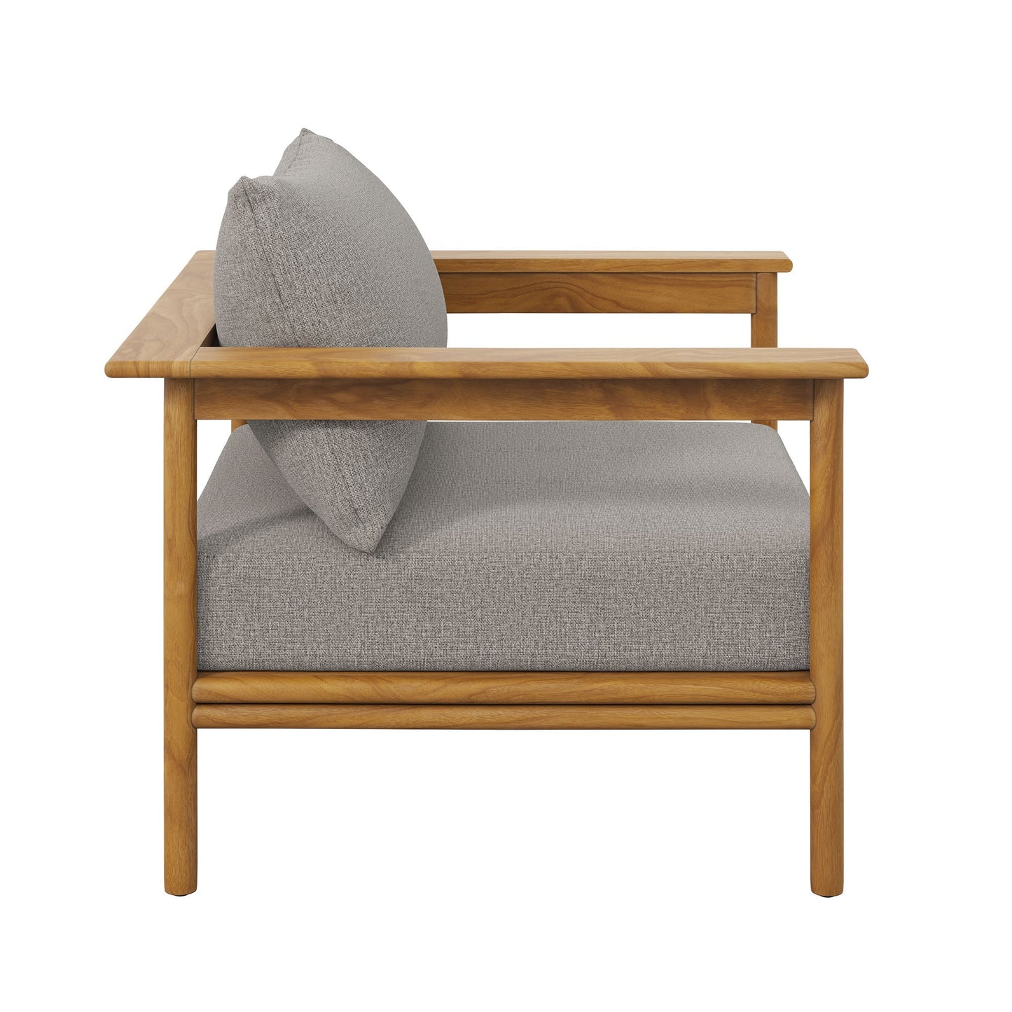 Modway Wren Outdoor Teak Armchair Set of Two