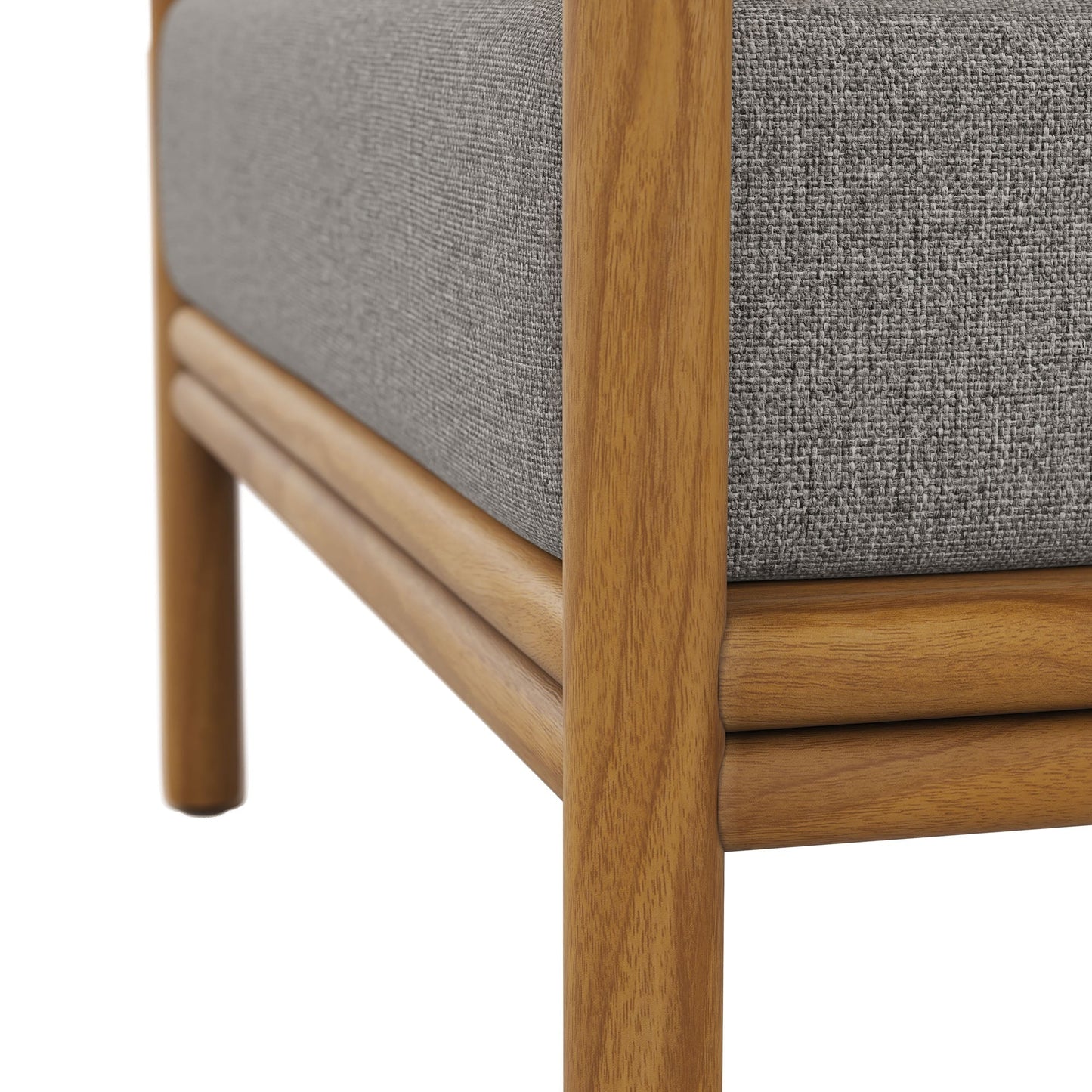 Wren Teak Wood Patio Armchair And Cushion