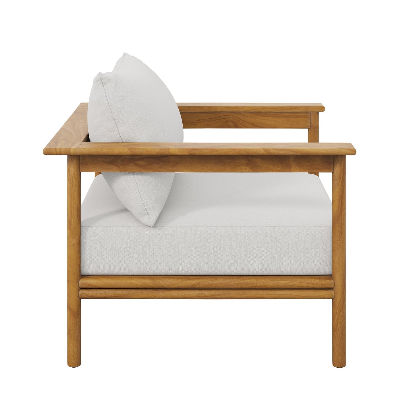 Modway Wren Outdoor Teak Armchair Set of Two