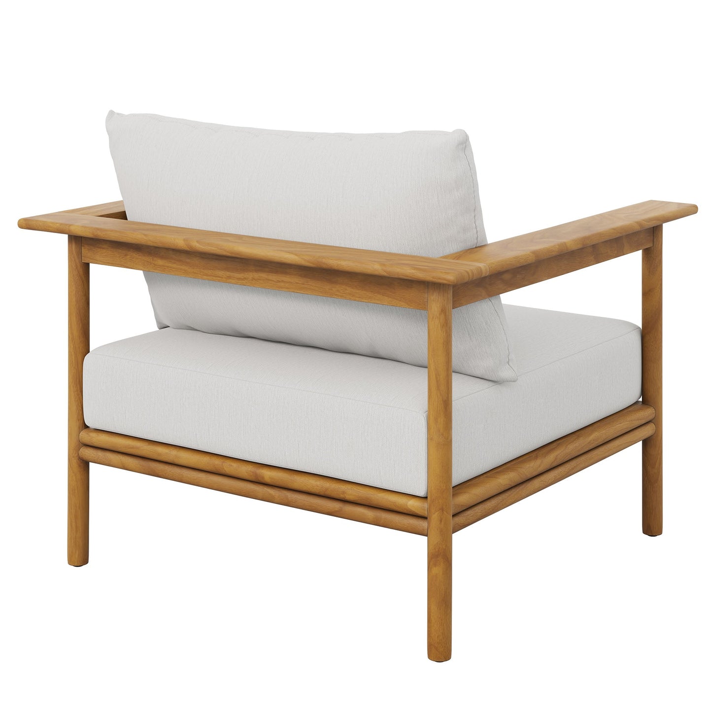 Modway Wren Outdoor Teak Armchair Set of Two