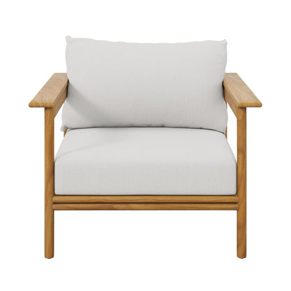 Modway Wren Outdoor Teak Armchair Set of Two