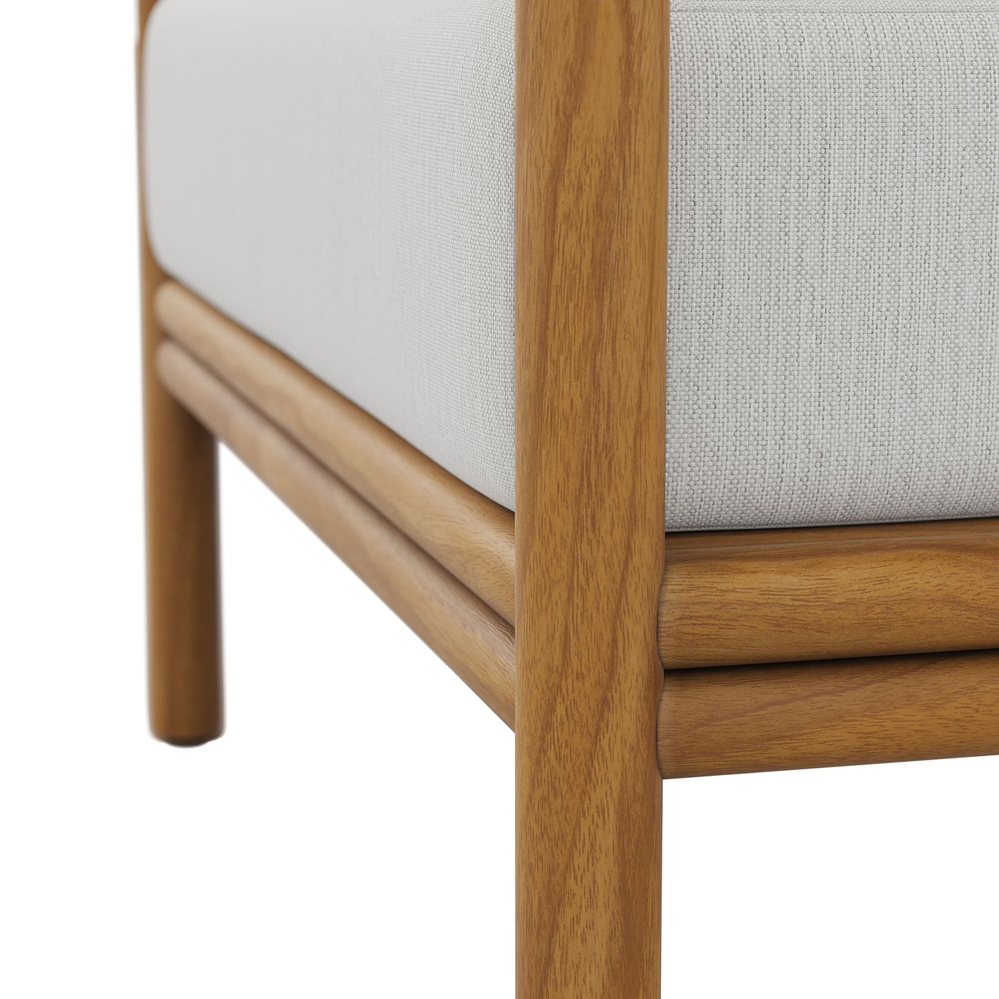 Wren Teak Wood Patio Armchair And Cushion