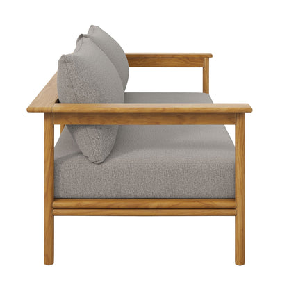 Wren Outdoor Teak Wood Patio Sofa By Modway