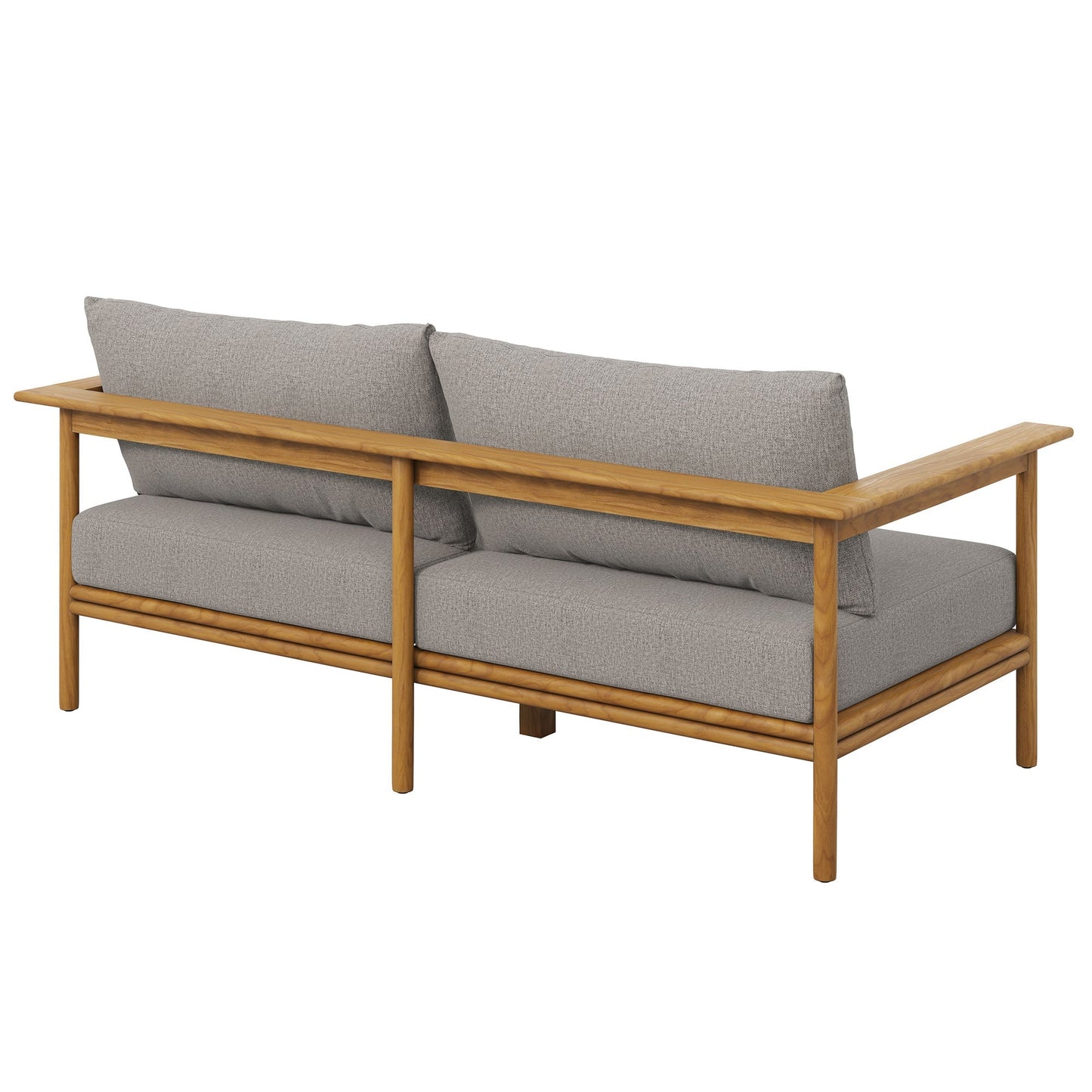 Wren Outdoor Teak Wood Patio Sofa By Modway