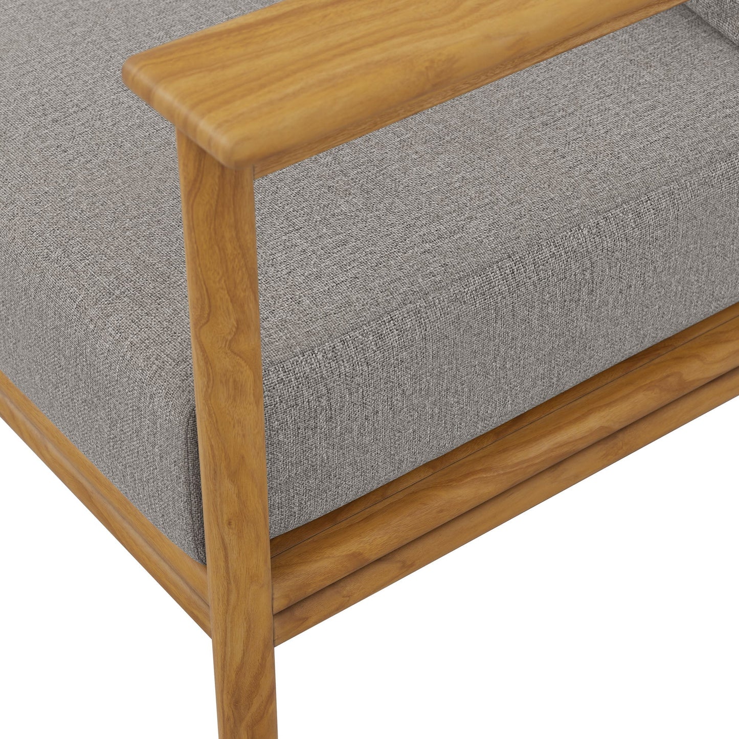 Wren Outdoor Teak Wood Patio Sofa By Modway