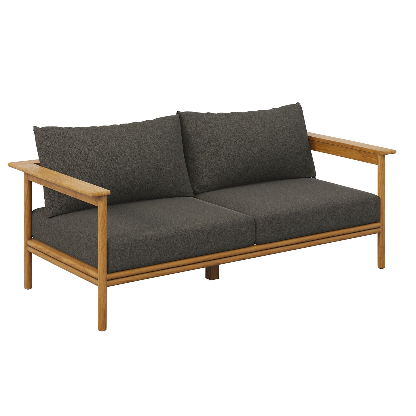 Modway Wren and 4 Piece Teak Patio Furniture Set