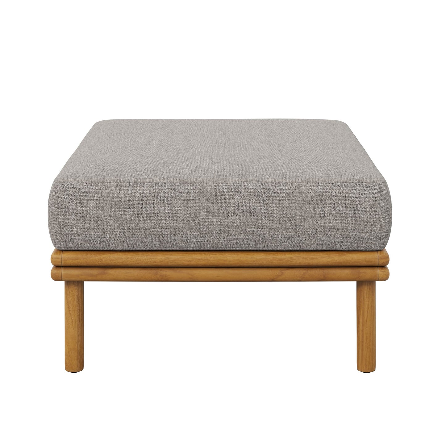 Wren Outdoor Teak Ottoman By Modway For Patio