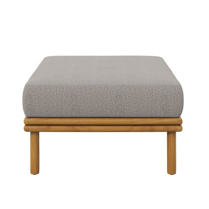 Wren Outdoor Teak Ottoman By Modway For Patio