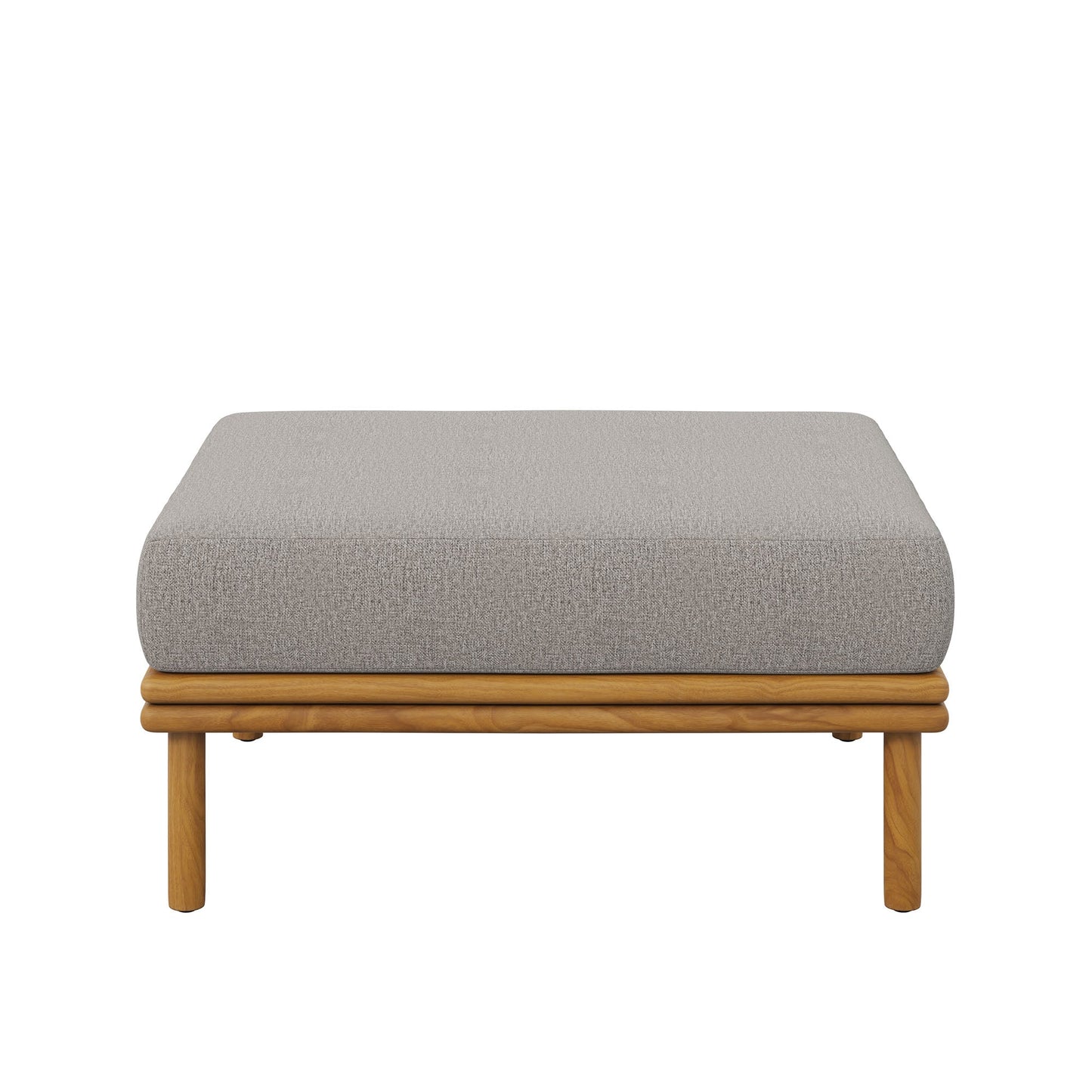 Wren Outdoor Teak Ottoman By Modway For Patio