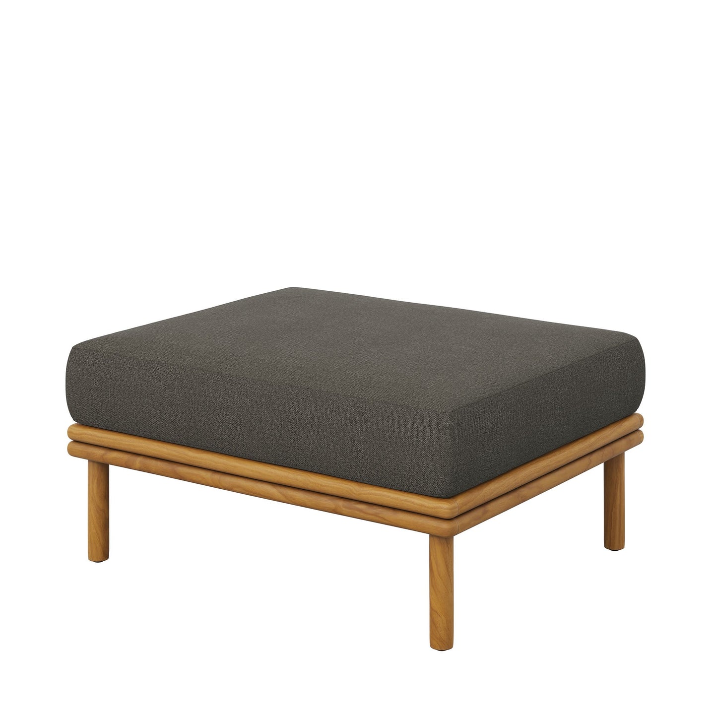 Wren Outdoor Teak Ottoman By Modway For Patio