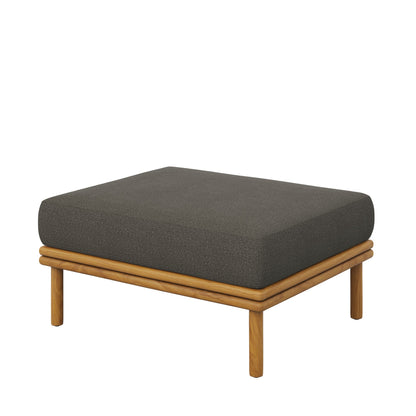 Wren Outdoor Teak Ottoman By Modway For Patio