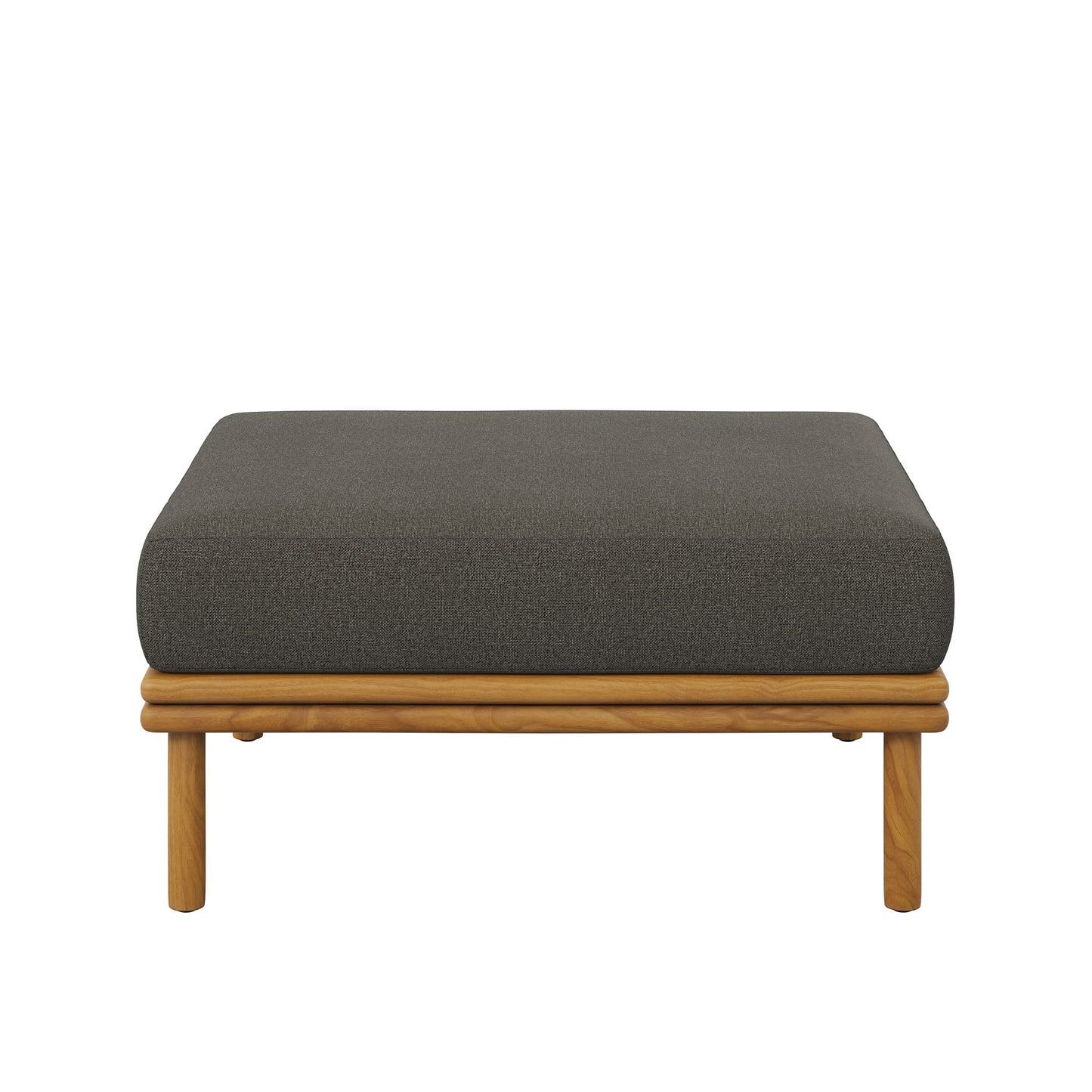 Wren Outdoor Teak Ottoman By Modway For Patio