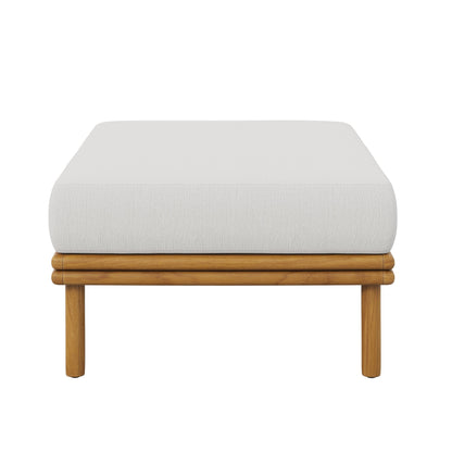 Wren Outdoor Teak Ottoman By Modway For Patio