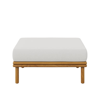 Wren Outdoor Teak Ottoman By Modway For Patio