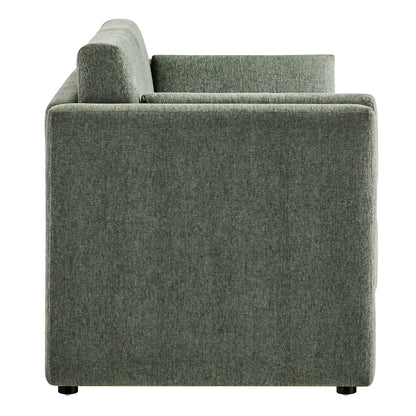 Linden Heathered Chenille Sofa for Bedroom