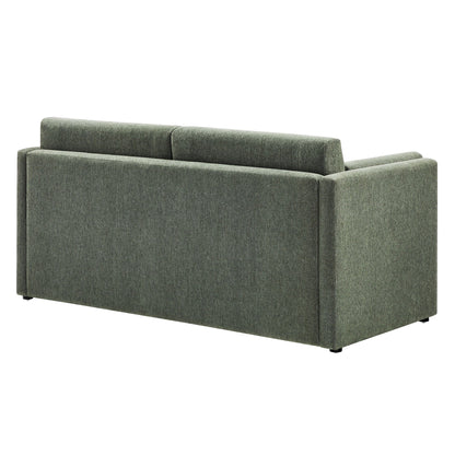Linden Heathered Chenille Sofa for Bedroom