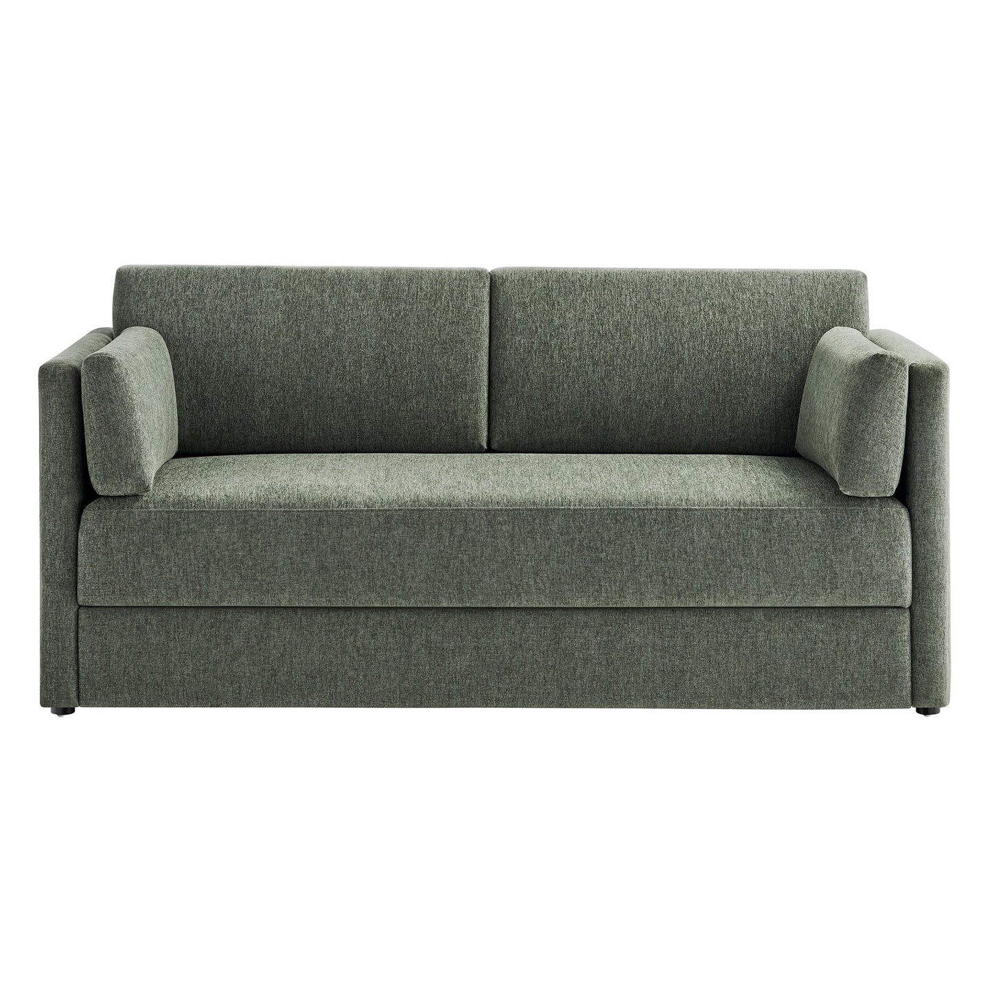 Linden Heathered Chenille Sofa for Bedroom