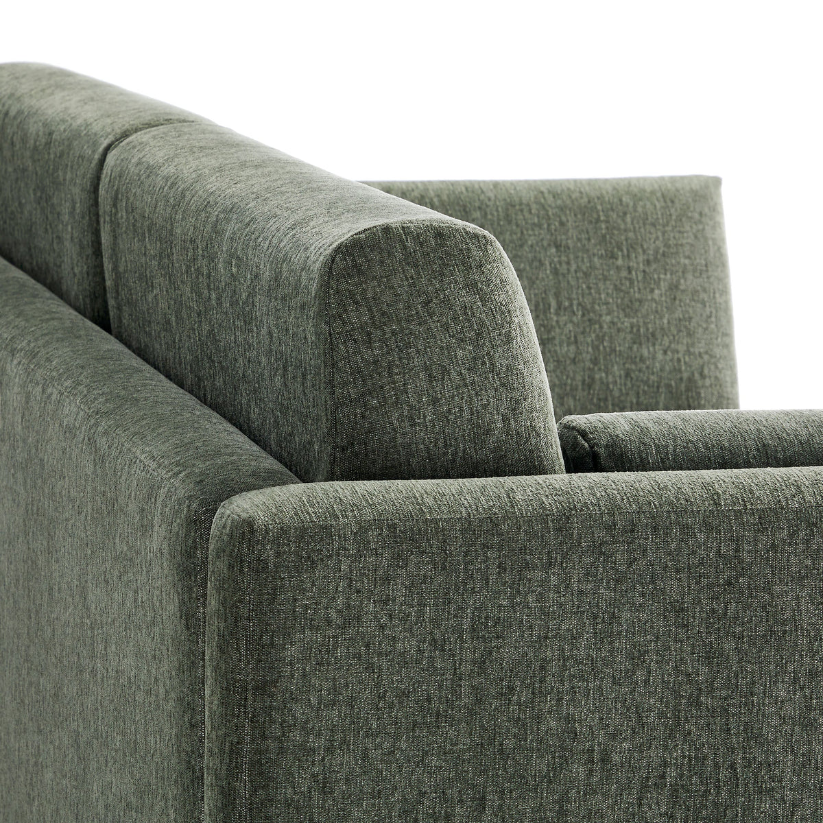 Linden Heathered Chenille Sofa for Bedroom