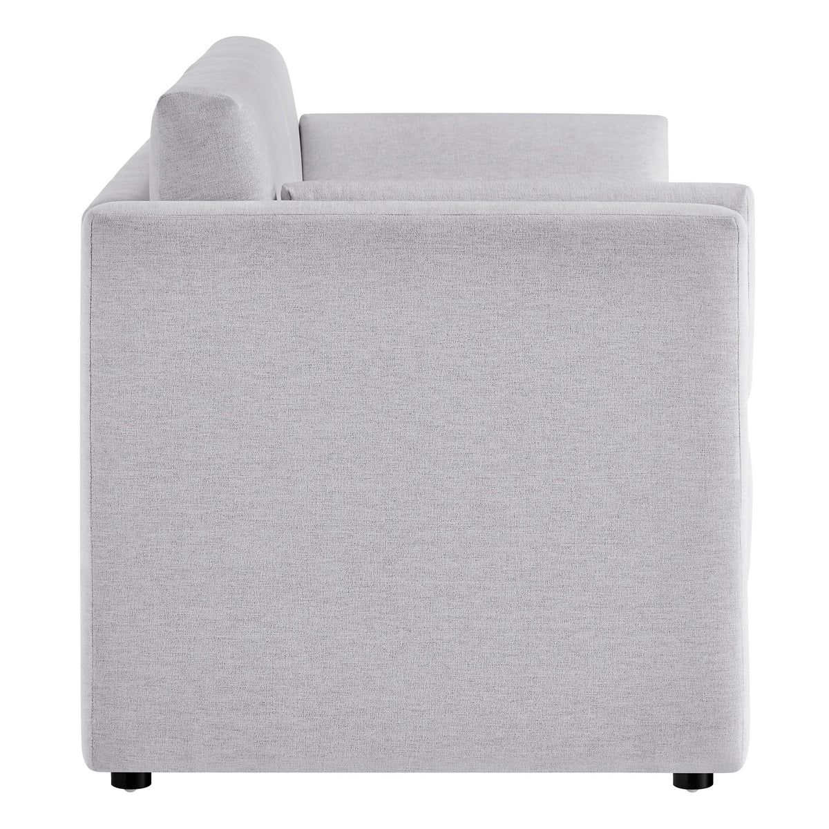 Linden Heathered Chenille Sofa for Bedroom