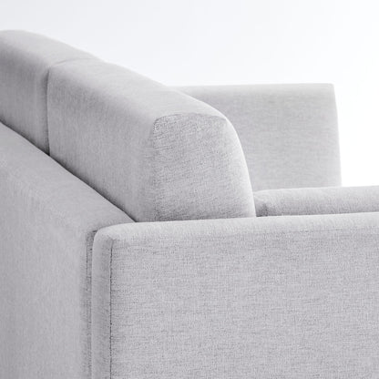 Linden Heathered Chenille Sofa for Bedroom