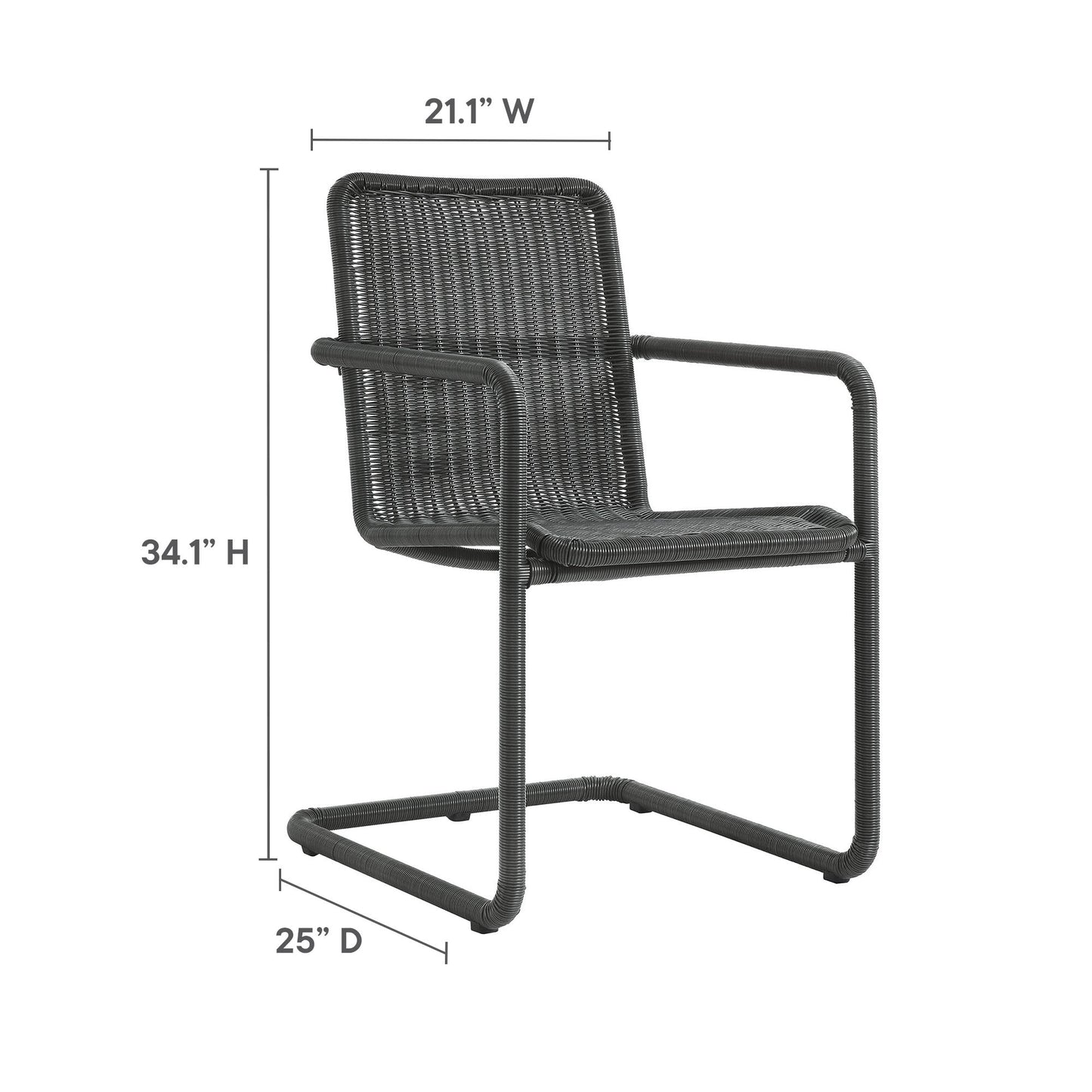 Abacus 7 Piece Outdoor Patio Table and Chairs Set