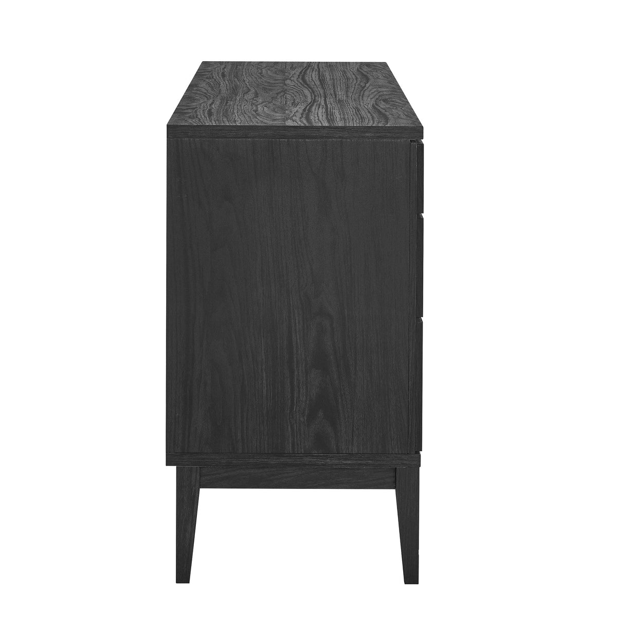 Samos 62-inch sideboard in dark charcoal wood grain finish on Tampa Home & Garden Store