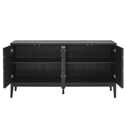 Modway Samos 62-inch sideboard, dark wood buffet with dual cabinet doors on Tampa Home & Garden Store
