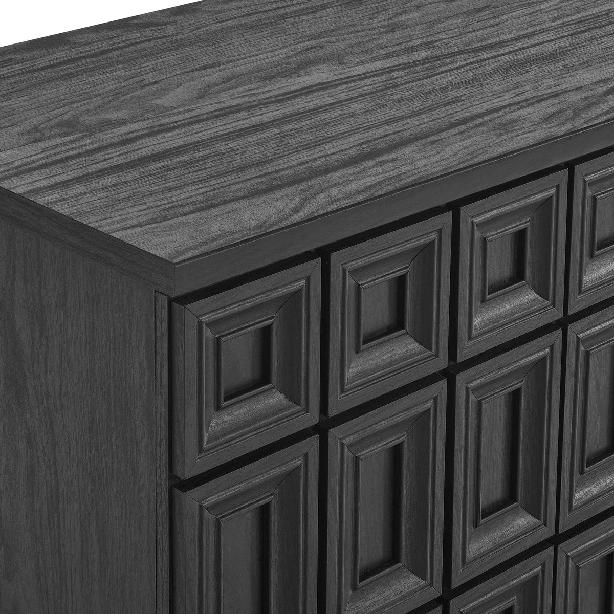 Samos 62in sideboard by Modway in dark espresso wood with grid-paneled doors on Tampa Home & Garden Store