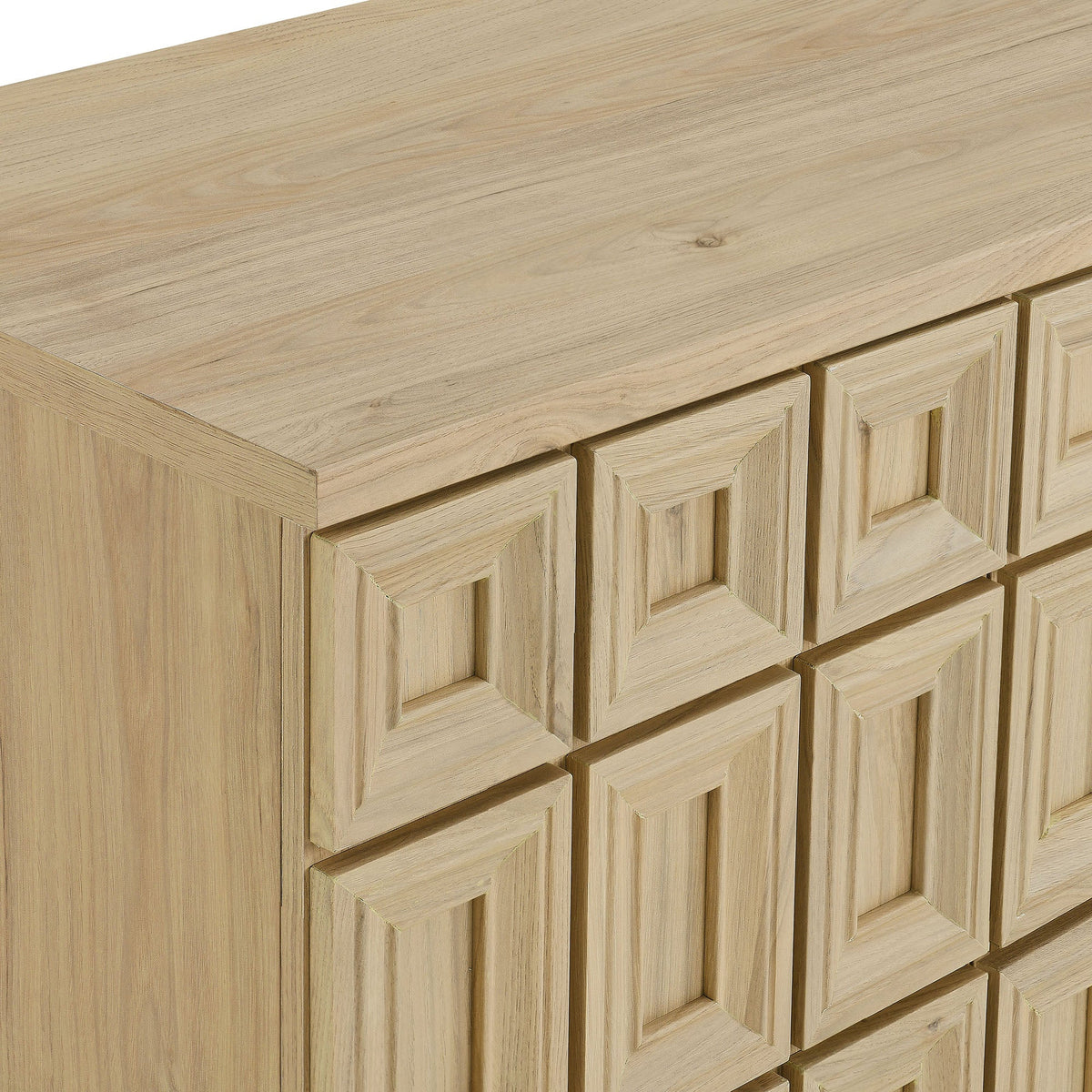 Samos 62-inch Sideboard by Modway in natural oak with paneled drawer fronts on Tampa Home & Garden Store