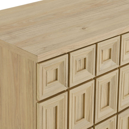 Samos 62-inch Sideboard by Modway in natural oak with paneled drawer fronts on Tampa Home & Garden Store