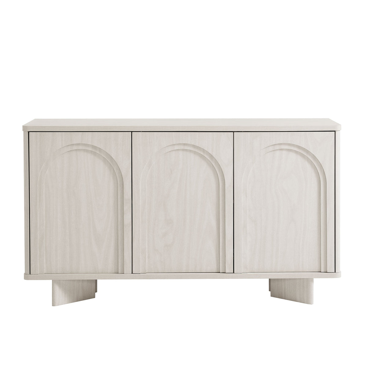 Flux Arched 3-Door Sideboard by Modway, light wood finish with arch-panel doors, 3-door storage on Tampa Home & Garden Store