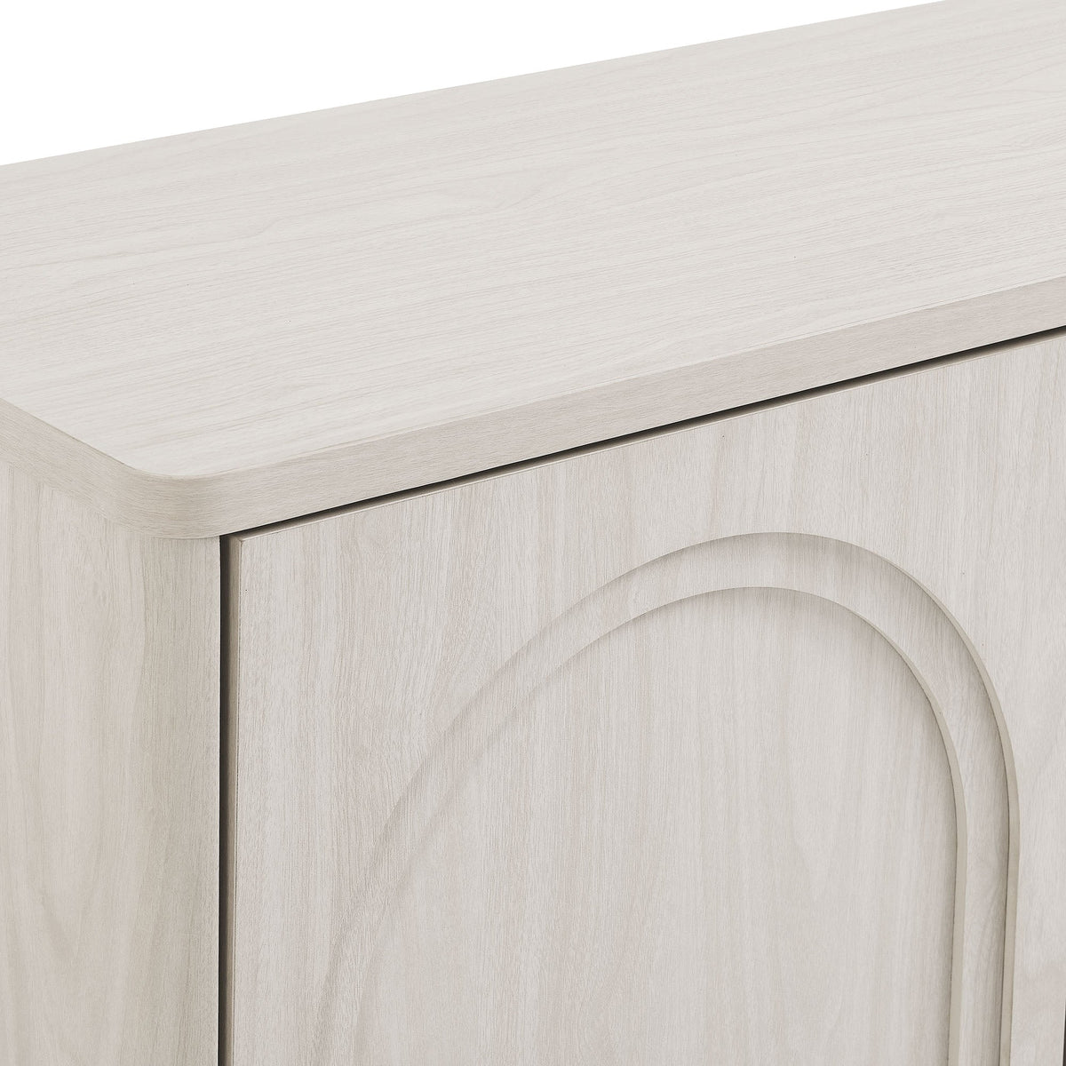 Flux Arched 3-Door Sideboard in light wood finish with curved fronts by Modway, HouseOfZazla on Tampa Home & Garden Store