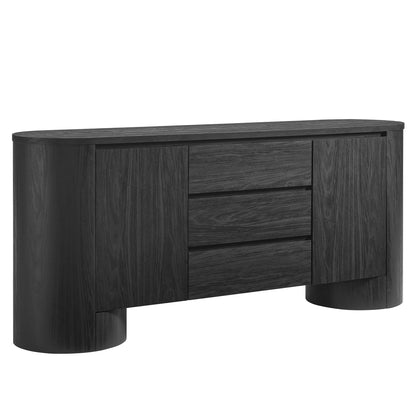 Duval 71 Inch Rounded Sideboard Cabinet by Modway