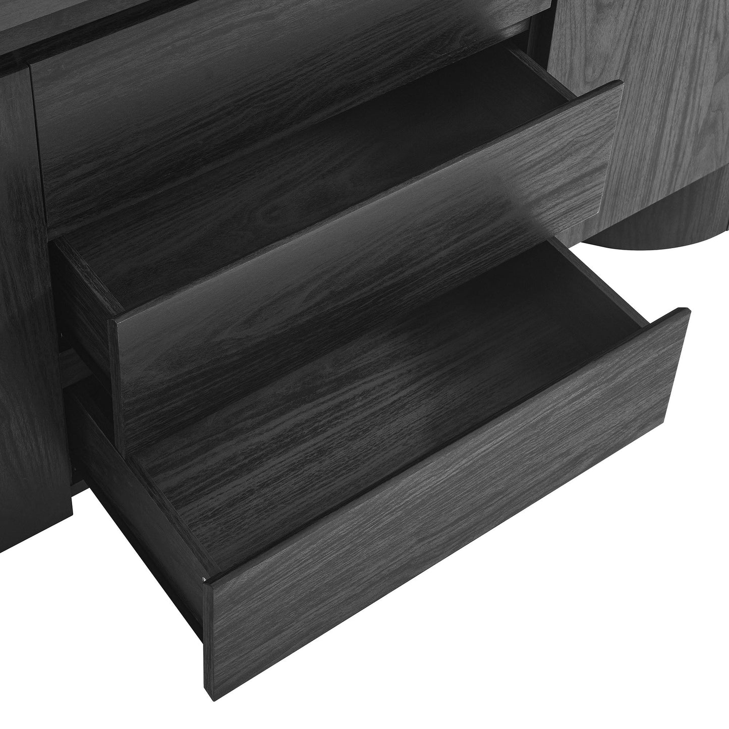 Duval 71 Inch Rounded Sideboard Cabinet by Modway