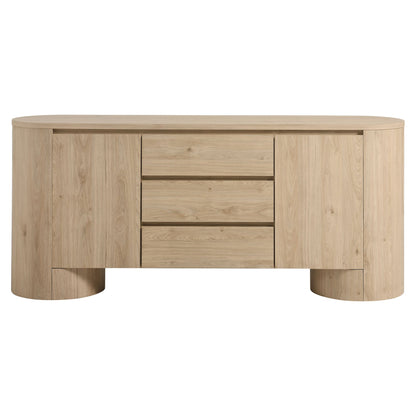 Duval 71 Inch Rounded Sideboard Cabinet by Modway