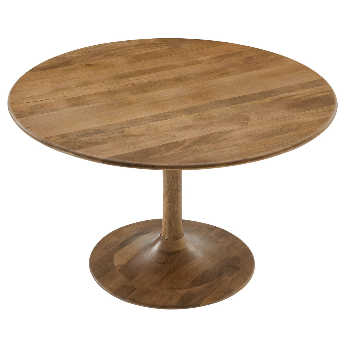 Lippa 48-inch round solid wood dining table by Modway with pedestal base on Tampa Home & Garden Store