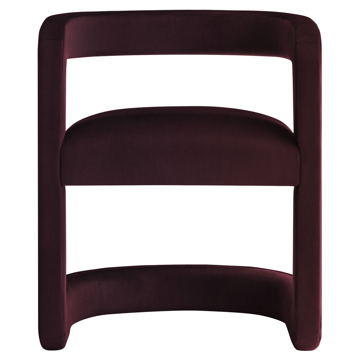 Winslow Barrel Performance Velvet Dining Chair burgundy upholstery by Modway on Tampa Home & Garden Store