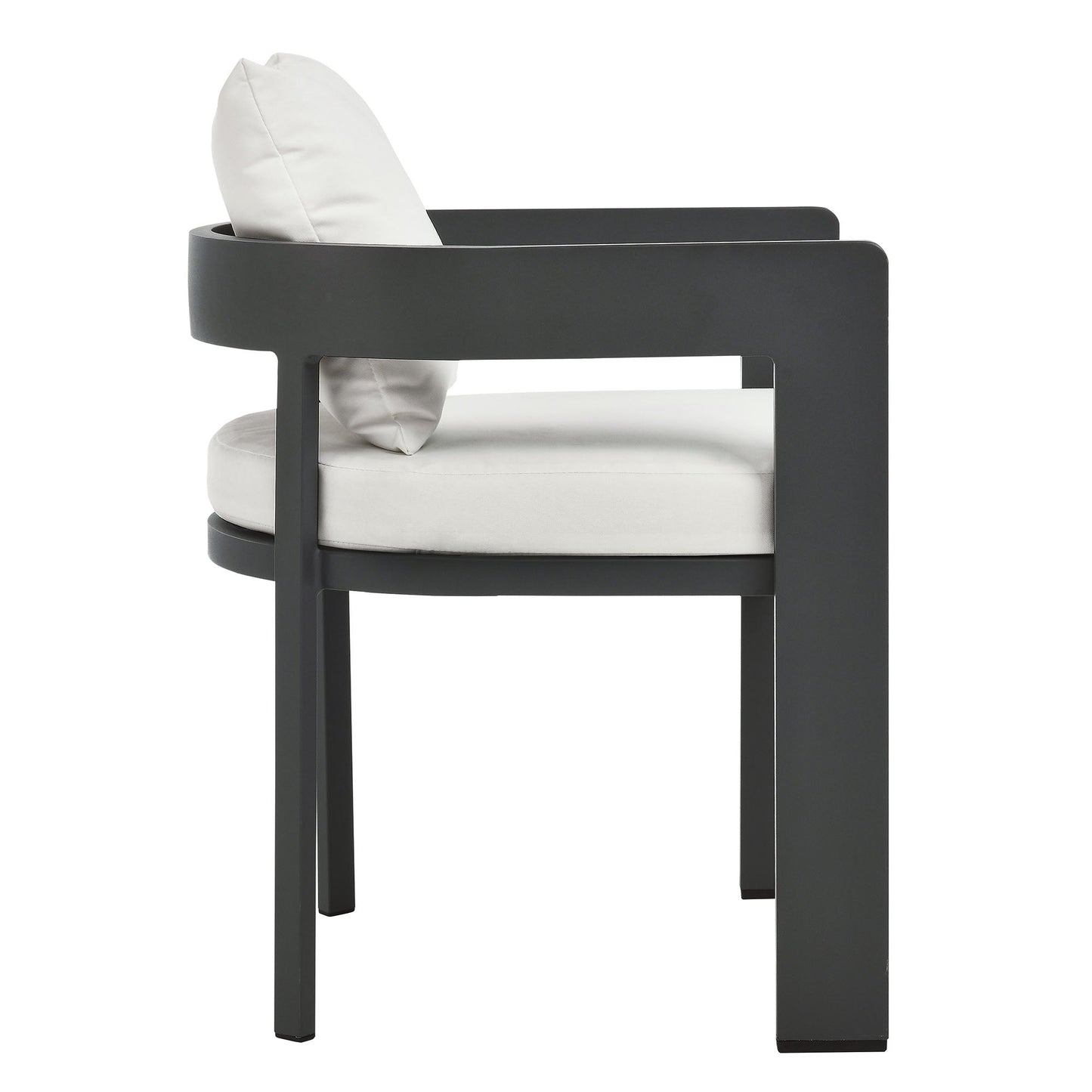 Modway Tahoe and Aluminum Patio Dining Set