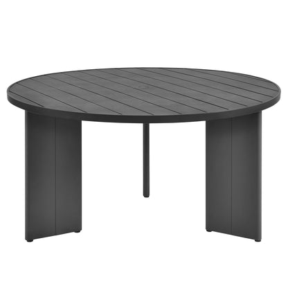 Modway Tahoe Round Outdoor Aluminum Dining Table