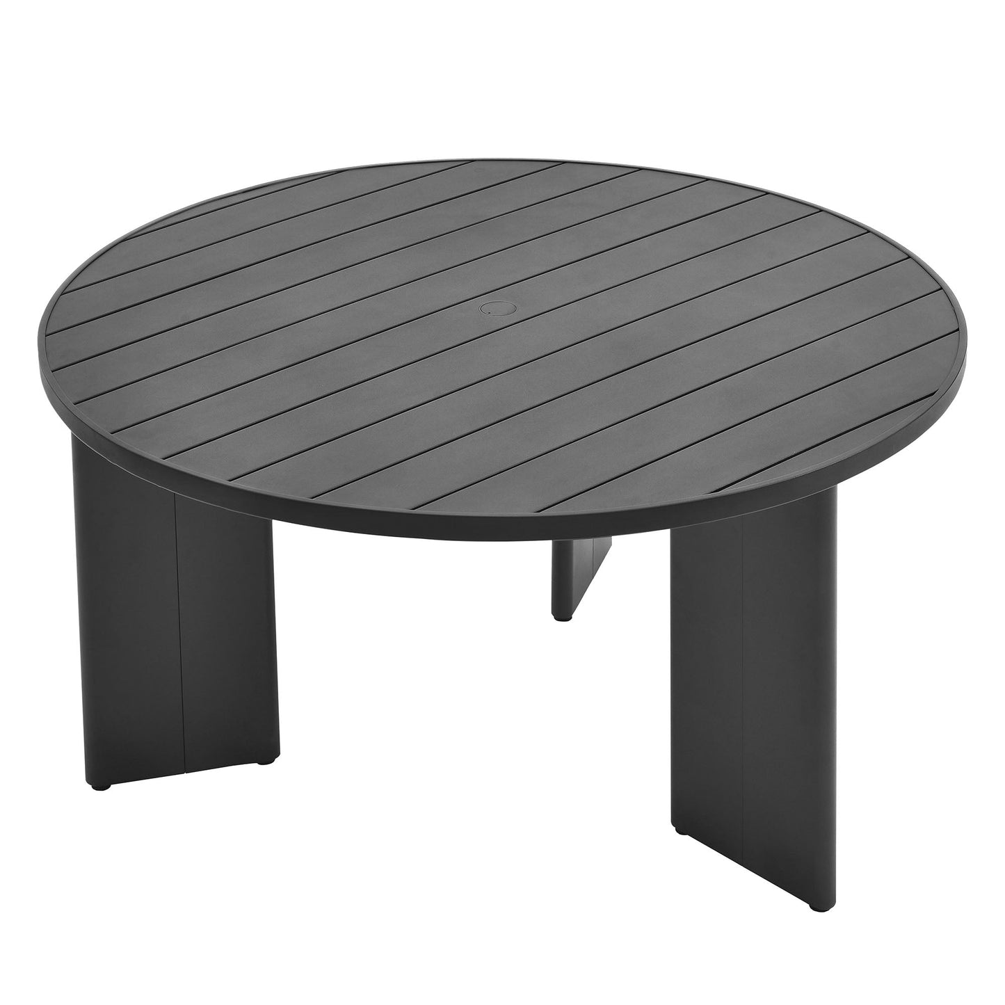 Modway Tahoe Round Outdoor Aluminum Dining Table
