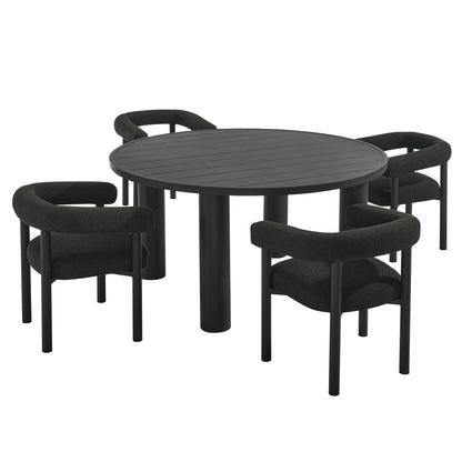 Nautica 5-Piece Round Table and Chairs Set