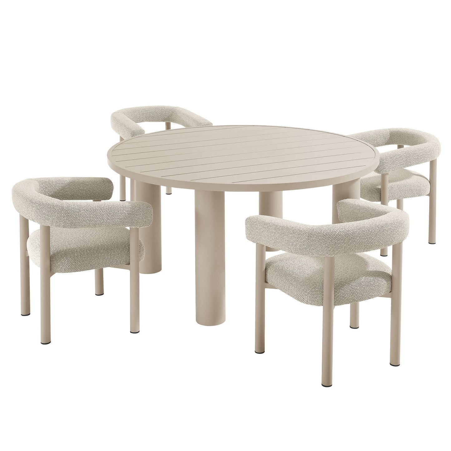 Nautica 5-Piece Round Table and Chairs Set