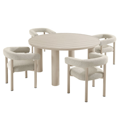 Nautica 5-Piece Round Table and Chairs Set