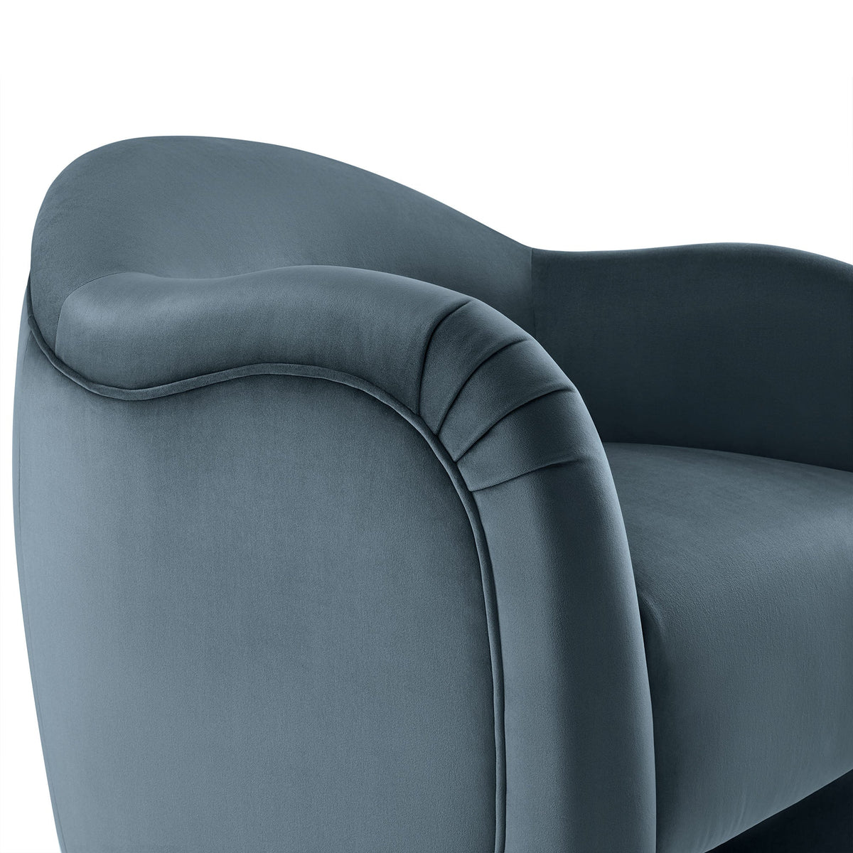 Compose Performance Velvet Accent Chair by Modway in blue velvet upholstery on Tampa Home & Garden Store