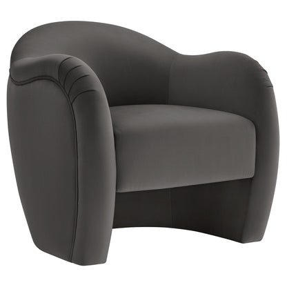 Compose Performance Velvet Accent Chair gray velvet with curved arms by Modway on Tampa Home & Garden Store