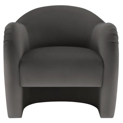 Compose Performance Velvet Accent Chair by Modway, charcoal gray velvet with rounded arms on Tampa Home & Garden Store